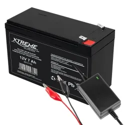 Akumulator żelowy XTREME 12V 7.0Ah + ładowarka
