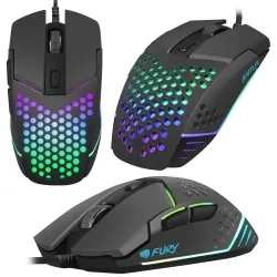 Mysz gamingowa FURY BATTLER 6400DPI podświetlenie lekka