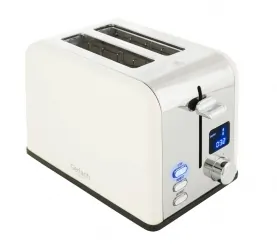 Toster z wyświetlaczem LCD na 2 kromki Gerlach GL 3221 kremowy