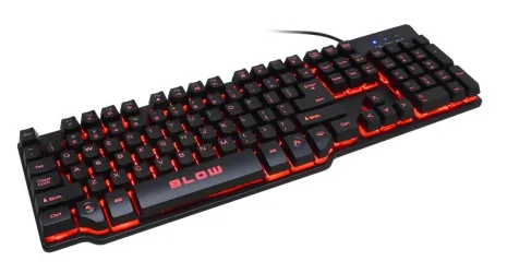 Klawiatura Gamingowa podświetlana LED BLOW Adrenaline CERBERUS + podświetlana mata + słuchawki BLOW CERBERUS