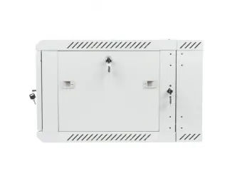 Szafa instalacyjna RACK wisząca dwusekcyjna 19'' 6U 600x600 drzwi szklane Lanberg  - szara