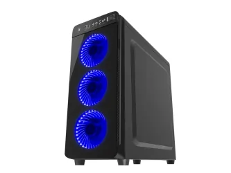 Obudowa GENESIS IRID 300 BLUE MIDI TOWER Z OKNEM, REG. OBR., USB 3.0, BEZ PSU