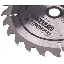 Tarcza widiowa do drewna 185x20 24 zęby Powermat TDD-185x20x24Z
