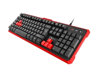 Klawiatura Genesis RHOD 110 gamingowa dla graczy ULTRA WYTRZYMAŁA + 8 klawiszy + mysz + mikrofon + mata