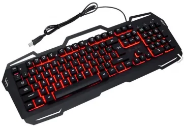 Zestaw Blow klawiatura z podświetleniem LED RED COLD STEEL + mysz Blow + podkładka + słuchawki