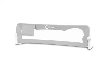 Barierka ochronna do łóżka Lionelo Hanna 42 cm wysokości - szara