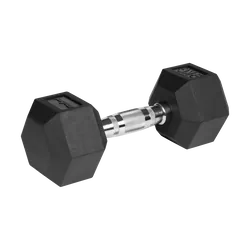 Hantle żeliwne gumowane HEX 2x 9kg REBEL ACTIVE