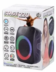 Głośnik Bluetooth Rebeltec Stage 220 podświetlany RGB FM AUX microSD USB TWS