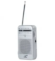 Przenośne radio kieszonkowe LTC Lega srebrne