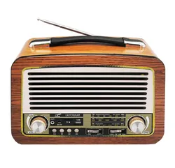 Radio przenośne z podświetleniem LTC OLZA RETRO Bluetooth USB