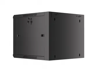 Szafa instalacyjna RACK wisząca 19'' 9U 570x600 drzwi szklane Lanberg  - czarna