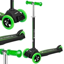 Hulajnoga trójkołowa dla dzieci Rebel KIDS WHEELS zielona