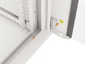 Szafa instalacyjna RACK wisząca 19'' 9U 570x600 drzwi szklane Lanberg  - szara
