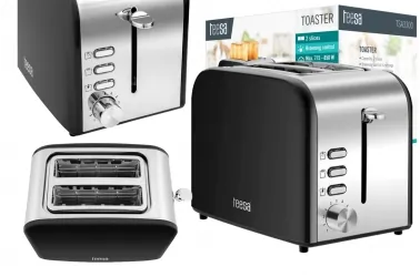 Toster Teesa TSA3300 850W rozmrażanie i podgrzewanie - nienagrzewająca się obudowa