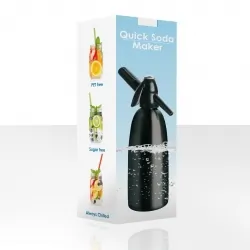 Saturator QUICK SODA SA-01C czarny 1L