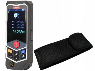 Miernik dalmierz laserowy Uni-T PRO LM80D 80 metrów z funkcją BLUETOOTH zasilany baterią + baterie etui