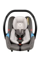 Fotelik samochodowy przód tył LIONELO LENNART STONE GREY 0-18 KG ISOFIX
