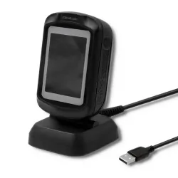 Stacjonarny czytnik kodów 1D i QR 2D Qoltec USB