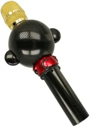 Mikrofon z głośnikiem bluetooth dla dzieci Forever Animal małpka - czarny - AMS-100