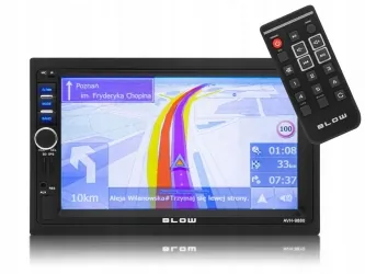 Radio BLOW AVH-9880 2DIN 7&quot; BT GPS USB MP3 Mirror Link + PILOT + kamera cofania