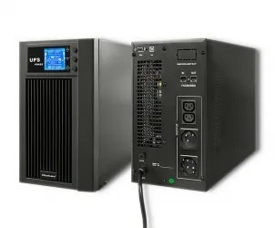 Zasilacz awaryjny UPS Qoltec On-line Pure Sine Wave 3kVA 2.4kW CZYSTY SINUS LCD USB RJ45 + program
