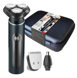Elektryczna golarka męska 3w1 maszynka do golenia strzyżarka trymer Adler ADEG 2940 USB   etui