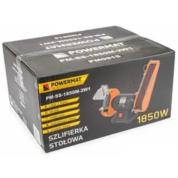 Szlifierka stołowa kamieniowa taśmowa 1850W Powermat PM-SS-1850M-2W1
