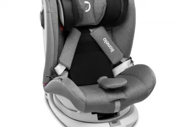 Fotelik samochodowy przód tył LIONELO BRAAM 0-36 KG ISOFIX + noga - kolor szary