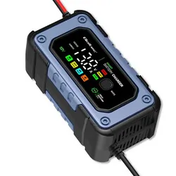 Inteligentna mikroprocesorowa ładowarka do akumulatorów prostownik Qoltec z funkcją naprawy 12V 7A LED 4 tryby LifePO4 AGM