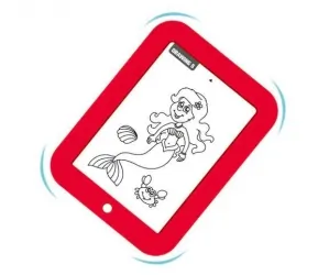 Magiczny tablet tablica LED do rysowania notes znikopis MAGIC PAD 3DX9 czerwony
