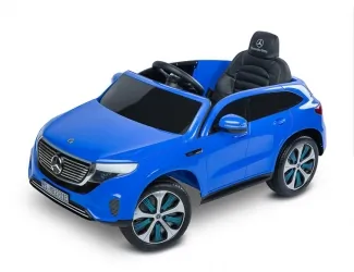 Samochód auto na akumulator Caretero Toyz Mercedes-Benz EQC 400 POLICJA akumulatorowiec + pilot - niebieski