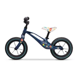 Rowerek biegowy Lionelo BART AIR 12&quot; pompowane koła rama magnezowa - niebieski