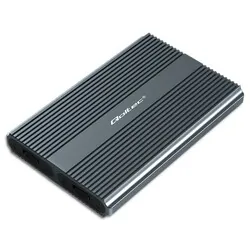 Obudowa kieszeń na dysk M.2 SSD SATA NVME DUAL Qoltec USB-C   etui