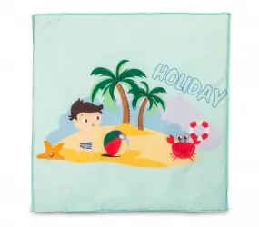 Kojec łóżeczko Caretero HOLIDAY + torba - miętowe