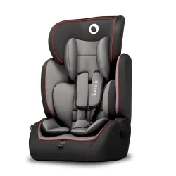 Fotelik samochodowy Lionelo LEVI SIMPLE czarno-czerwony 9-36 kg