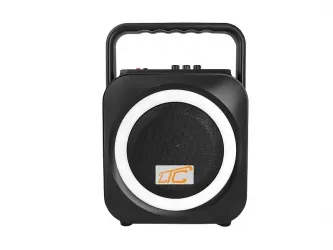 Podświetlany głośnik Bluetooth LTC Power Audio ACTIV DISCO PA100 SD USB FM REC MIC + pilot + mikrofon