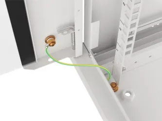 Szafa instalacyjna RACK V2 wisząca 19&#039;&#039; 4U 600x450 drzwi szklane Lanberg  - szara