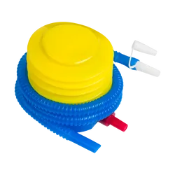 Półpiłka do balansowania gimnastyczna trener równowagi 46cm REBEL ACTIVE   pompka