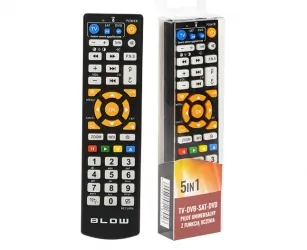 Pilot uniwersalny samouczący BLOW 5w1 TV DVB-T SAT DVD