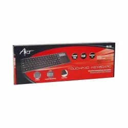 Klawiatura przewodowa touchpad KEYBOARD AK-68 USB