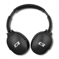 Słuchawki bezprzewodowe bluetooth Qoltec Super Bass DYNAMIC FM SD nauszne z mikrofonem - czarne
