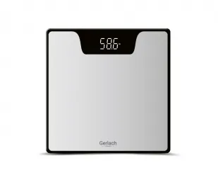 Elektroniczna waga  łazienkowa LED Gerlach GL 8167s do 180 kg srebrna