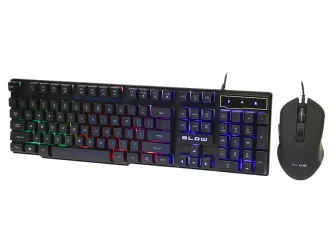 Zestaw klawiatura gamingowa podświetlana + mysz dla graczy BLOW Adrenaline TAMER