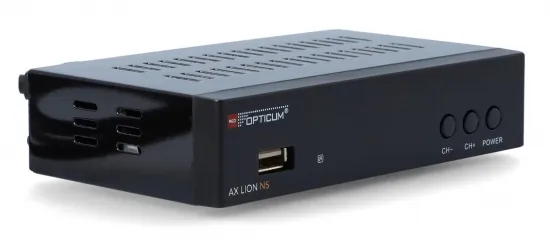 Tuner cyfrowy OPTICUM AX LION NS DVB-T2/C H.265 HEVC