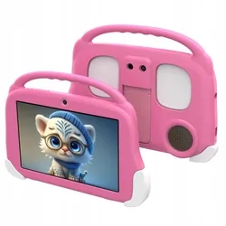 Tablet edukacyjny dla dzieci BLOW KidsTAB8 8'' 4G 4/64GB różowy   etui