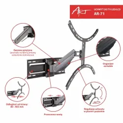 Uchwyt do telewizora TV LED/LCD AR-71 ART 23-55