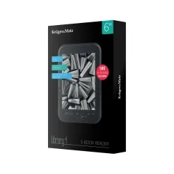 Czytnik E-book Kruger&amp;Matz Library 4 Carta + 500 książek + etui + słuchawki + folia ochronna