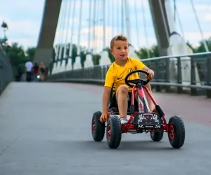 Gokart na pedały Milly Mally THOR czerwony