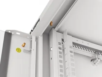 Szafa instalacyjna RACK wisząca 19'' 9U 570x450 drzwi szklane Lanberg  - szara