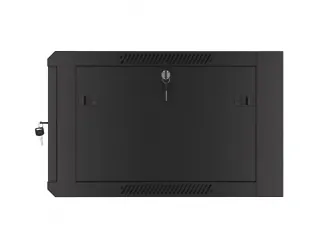 Szafa instalacyjna RACK wisząca 19'' 6U 570x600 drzwi szklane Lanberg  - czarna